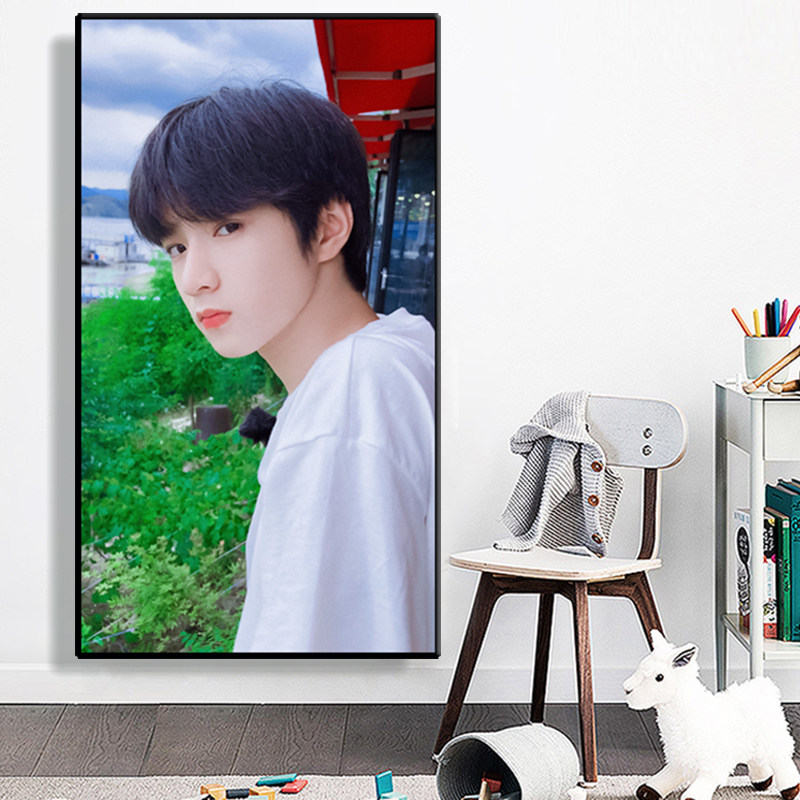 刘耀文照片十字绣自己绣自己小幅圆钻钻石画满钻人物照时代少年团