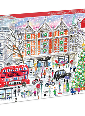 (现货）正版galison 伦敦圣诞节 1000片 美国进口拼图