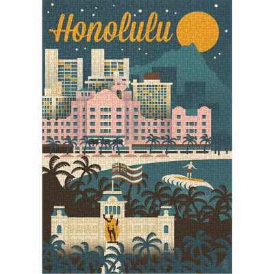 夏威夷风景1000片美国进口拼图