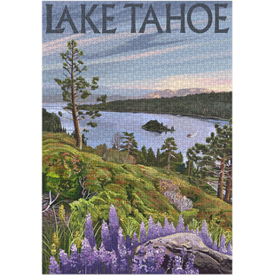 （订）太浩湖翡翠湾 1000片 美国进口拼图