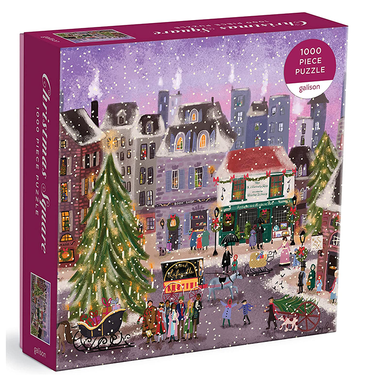 galison圣诞广场1000片美国拼图