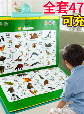 会说话的宝宝有声早教挂图幼儿童点读发声书本拼音数字母益智启蒙