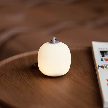 户外露营帐篷氛围小球硅胶捏捏灯手提骑行迷你LED小夜灯暖光灯