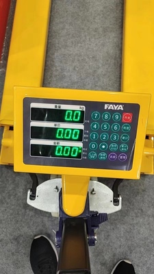 FAYA飞亚电子秤搬运车计价单价数量金额叉车秤称手动液压称重包邮