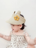 Детская солнцезащитная шляпа, летний детский солнцезащитный крем, шапка для младенца на солнечной энергии, в цветочек