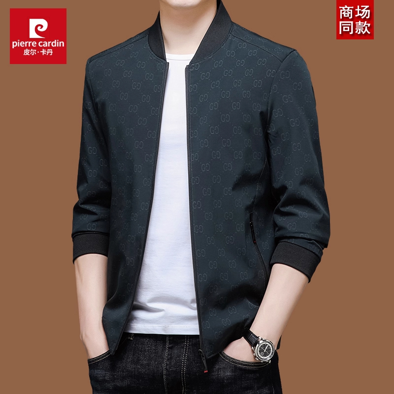 皮尔卡丹高端名牌夹克外