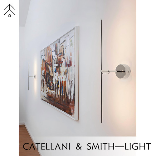 意大利进口 Catellani & Smith Light Stick CW 卧室客厅简约壁灯
