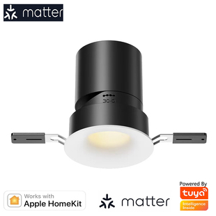 Metter thread苹果射灯0-10V调光智能兼容Hilink鸿蒙 PLC防眩筒灯