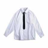 送领带~秋长袖衬衫DK制服情侣衬衣男女衬衫衬衣601-1-Q711-p30，男装衬衫，星座601-1