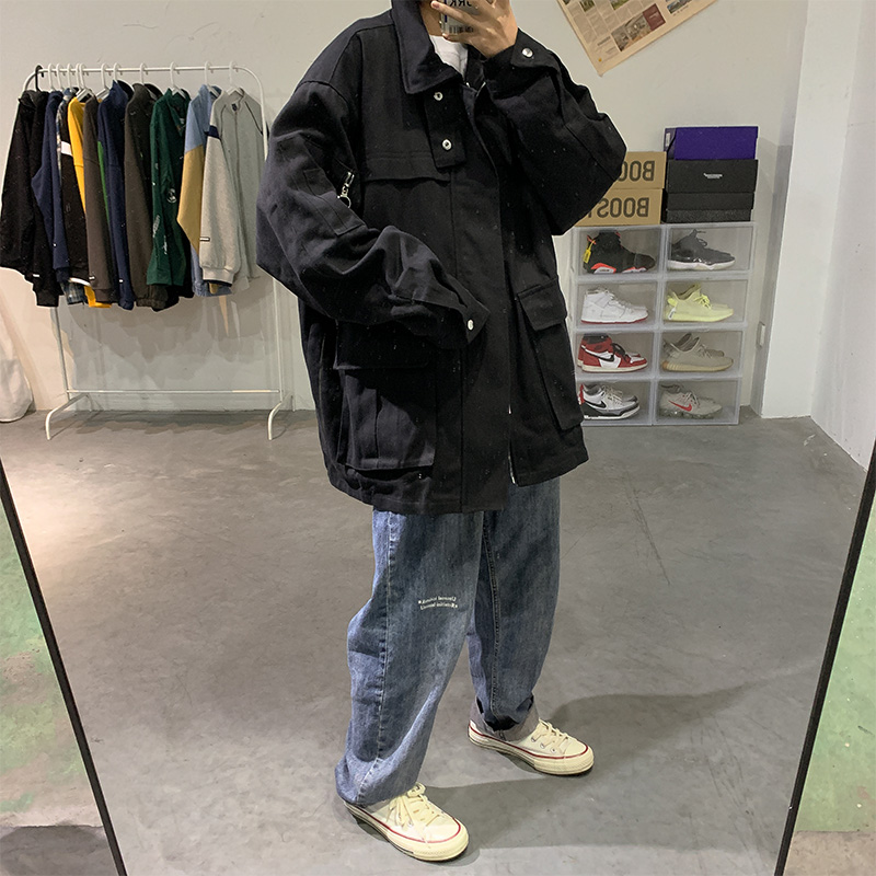 2020 autumn tooling Multi Pocket basic jacket port style jacket