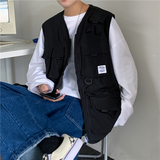 战术马甲男女ins多口袋外搭黑色工装外套机能背心-HB11-p38，男装背心/马甲，星座601-1
