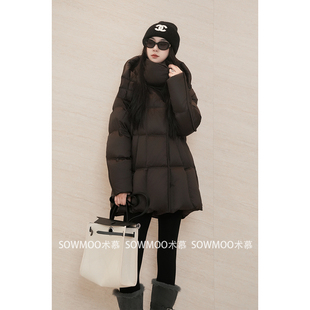 25冬新款加厚保暖连帽95鹅绒服时尚休闲羽绒服DF7299