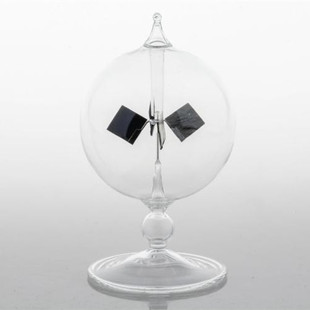 克鲁克斯光压辐射计太阳能光能风车玻璃工艺品礼品家居办公室摆件