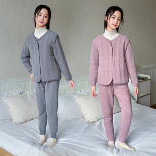 女童保暖内衣套装内胆棉服男大童校服神器秋冬季内穿加厚儿童冬装