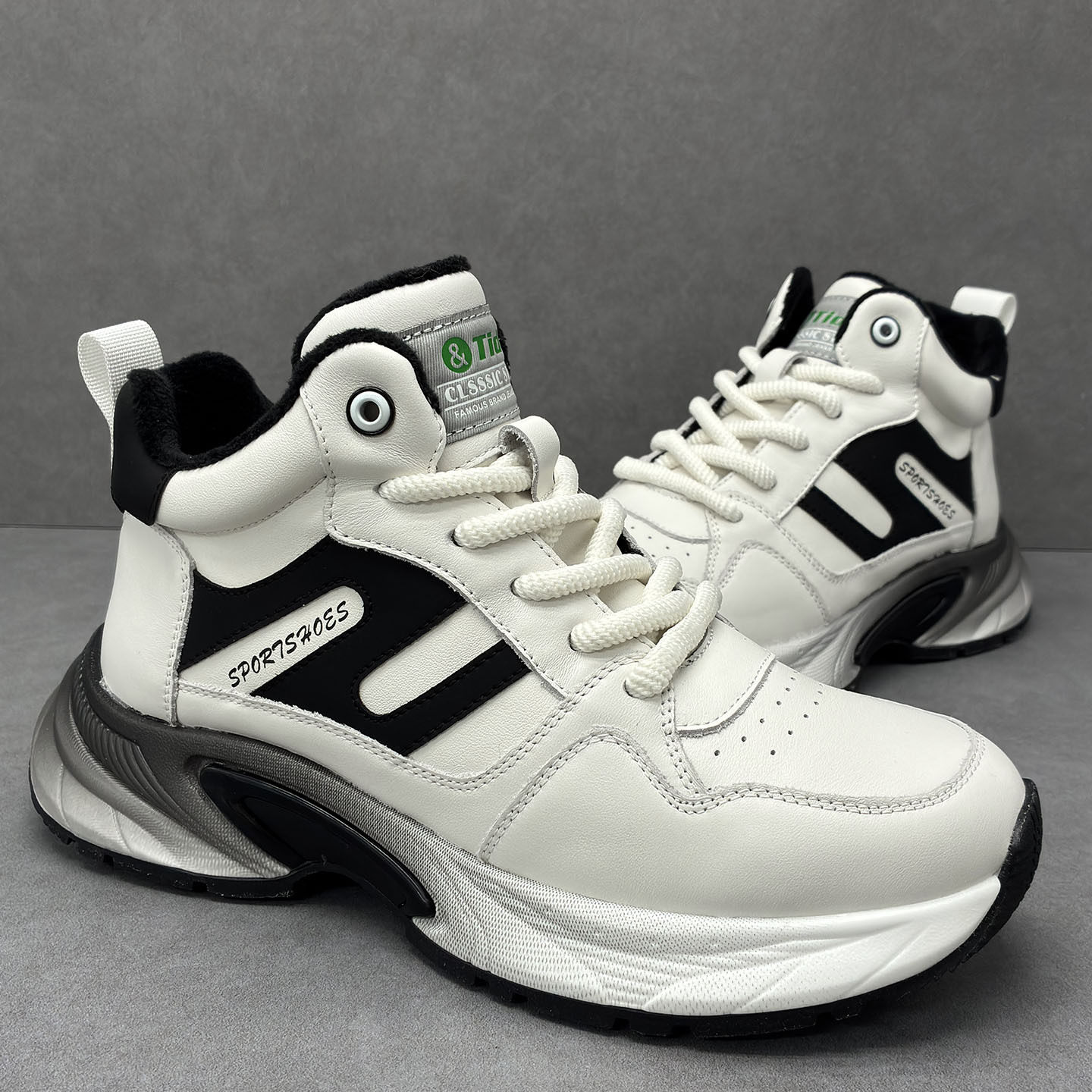 A258-M7088-P218轻便厚底板鞋设计运动鞋2025冬季新款潮流休闲鞋，男鞋休闲鞋，电商A258