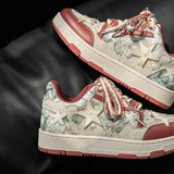 A258-HU8922-P138小众龙年限定星星鞋情侣面包鞋经典运动休闲板鞋，男鞋休闲鞋，电商A258