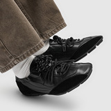 A258-QL25688-P155德训鞋复古风方头单鞋气质休闲内增高休闲鞋，男鞋休闲鞋，电商A258