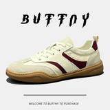 A258-M2507-P195平底休闲鞋小众鞋百搭潮流德训鞋休闲运动鞋，男鞋休闲鞋，电商A258