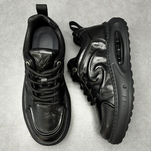 A258-M8189-P218头层牛皮轻奢高级感老爹鞋英伦百搭皮鞋气垫男鞋，男鞋休闲鞋，电商A258