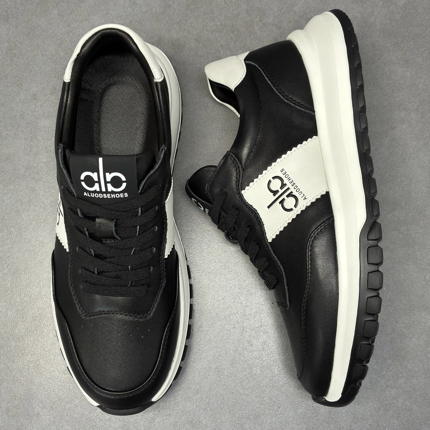 A258-M8978H-1-P218男款软底运动休闲鞋潮流男鞋轻便百搭头层牛皮，男鞋休闲鞋，电商A258