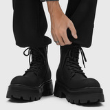 A258-QG071-P128英伦复古风经典马丁靴隐形内增高男靴户外工装靴，男装工装外套，电商A258