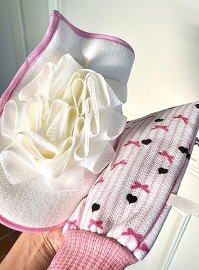 开学军训搓澡巾洗澡巾强力搓泥不疼搓灰起泡浴花搓澡巾二合一女士