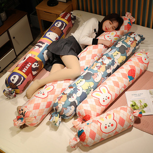 卡通糖果抱枕长条枕夹腿睡觉床上圆柱形枕头儿童可拆洗男生款女生