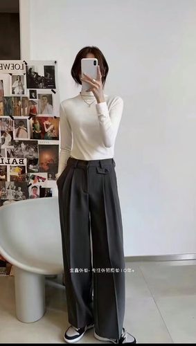 针织衫打底衫真丝羊毛TH高领保暖