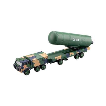 1:50东风5B导弹发射车合金车模型仿真军事战车摆件儿童玩具车