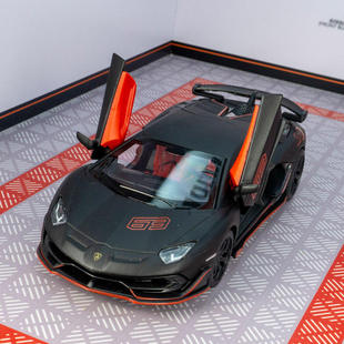 新款 仿真兰博超跑儿童玩具车埃文塔哆SVJ63合金汽车模型摆件