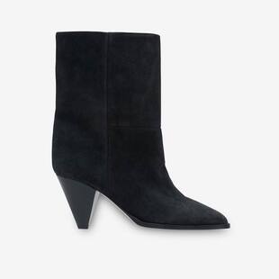 跨境欧美时装 fashion women boot 靴尖头锥形跟中筒女短靴外贸爆款