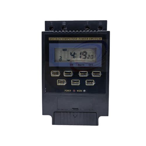 新品定时器KG316T DC48V12V24VAC110V微电脑时控开关10组编程时间