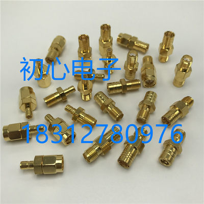 SMA/SMB系列转接头 SMA/SMB-JJ-JK-KK-KJ射频RF同轴连接器 铜镀金