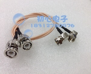BNC公头转英制F头连接线 BNC-F-JJW转接线 BNC转RF连接线