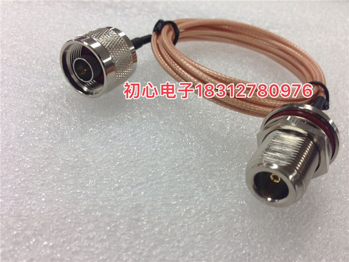 N-JK频谱仪转接线N/L16公头转防水母头RG316镀银屏蔽同轴连接线