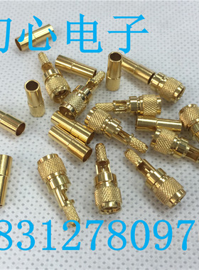 传感器探头 铜镀金M5-J-1.5 L5公头内螺内针microdot 10-23测试头