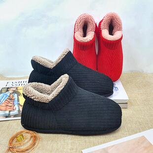 整套半成品高帮棉鞋女加绒孺子牛橡胶底老式手工材料加厚鞋面鞋帮