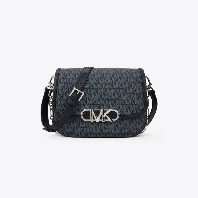 MICHAEL KORS 迈克高仕 女MK老花链条皮革邮差包手提单肩包