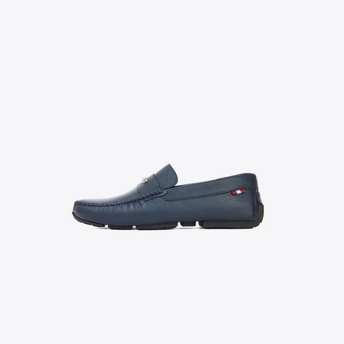 BALLY 巴利 男士蓝色字母logo简约休闲鞋平底乐福鞋 PALSY