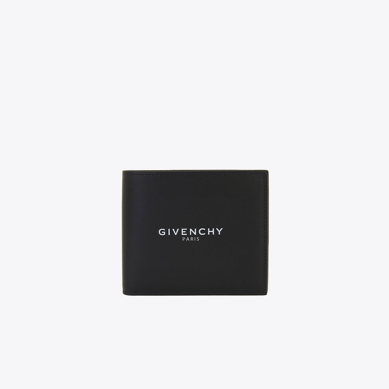 GIVENCHY 纪梵希 经典LOGO标识男士礼物黑色钱包卡包BK6005K0AC