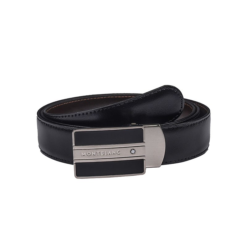 Íò±¦Áú/MONTBLANC°å¿ÛºÚ×ØË«ÃæÊ¹ÓÃÄÐÊ¿ÉÌÎñÐÝÏÐÑü´ø38156