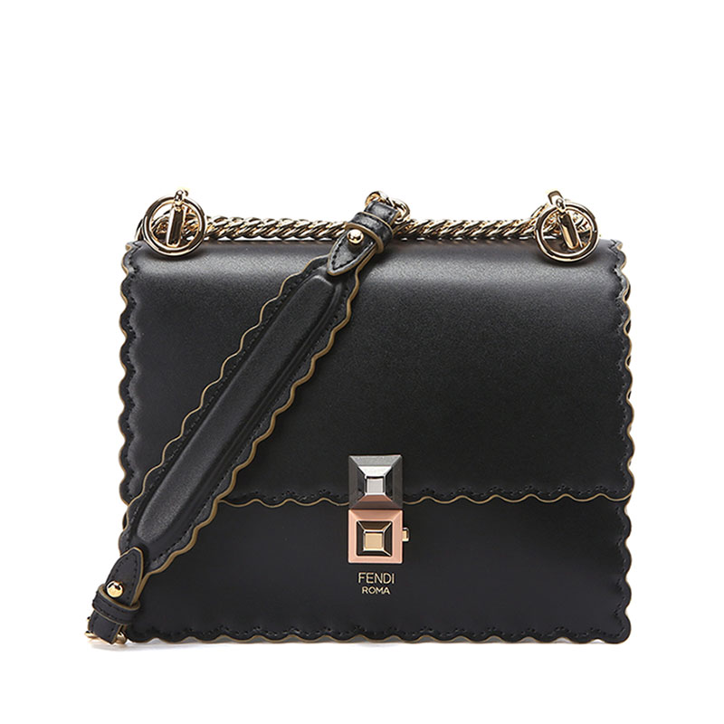 2018ÄêпîFENDI/·ÒµÏÅ®°üKAN IϵÁÐţƤµ¥¼çб¿æ°ü8M0381 A18Q