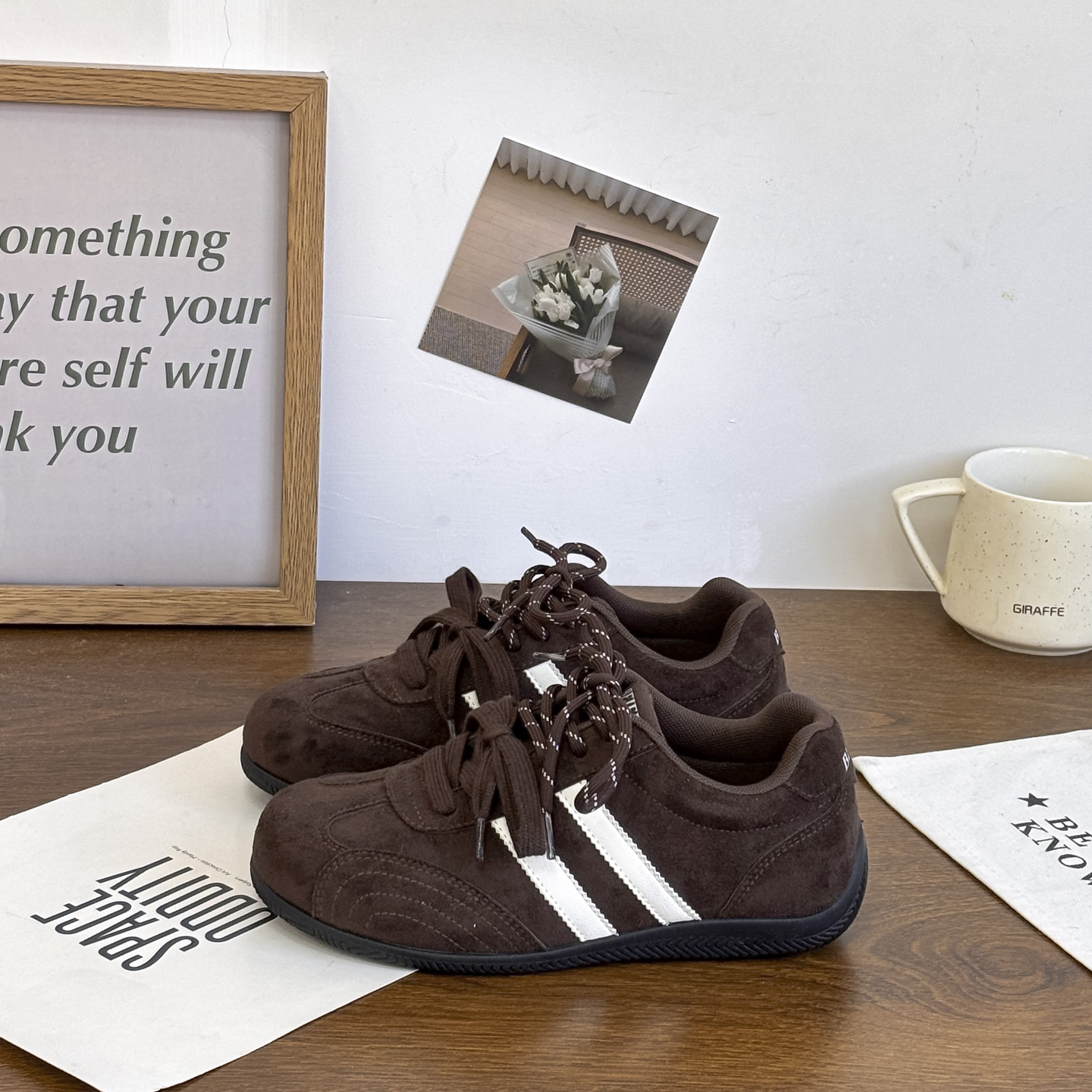 MEAKKEA复古德训鞋女款2025秋冬季新品厚底原创百搭休闲运动鞋