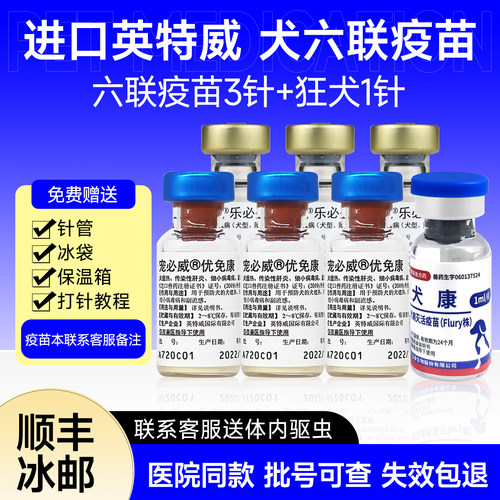 英特威狗狗犬用狗狗疫苗套装