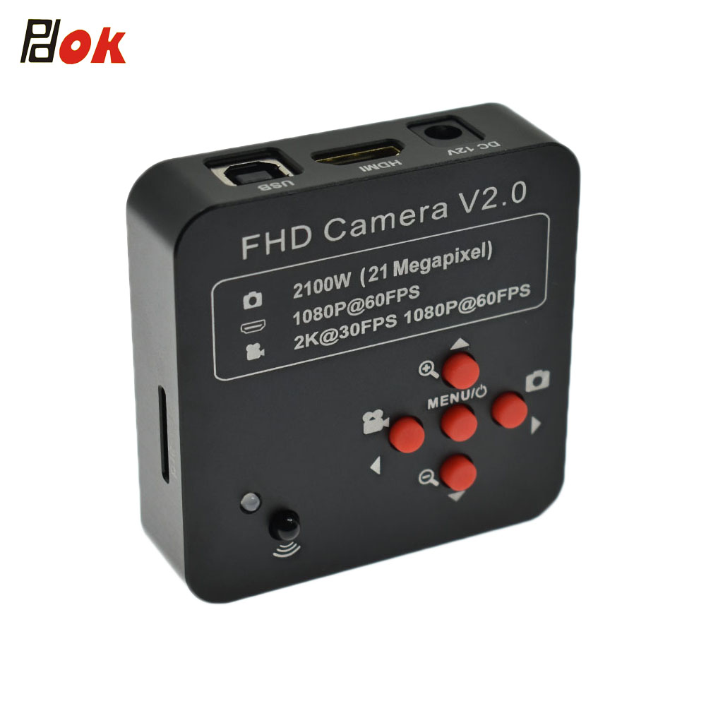 超高清2100万像素1080P 60帧HDMI USB双路同时输出工业显微镜相机