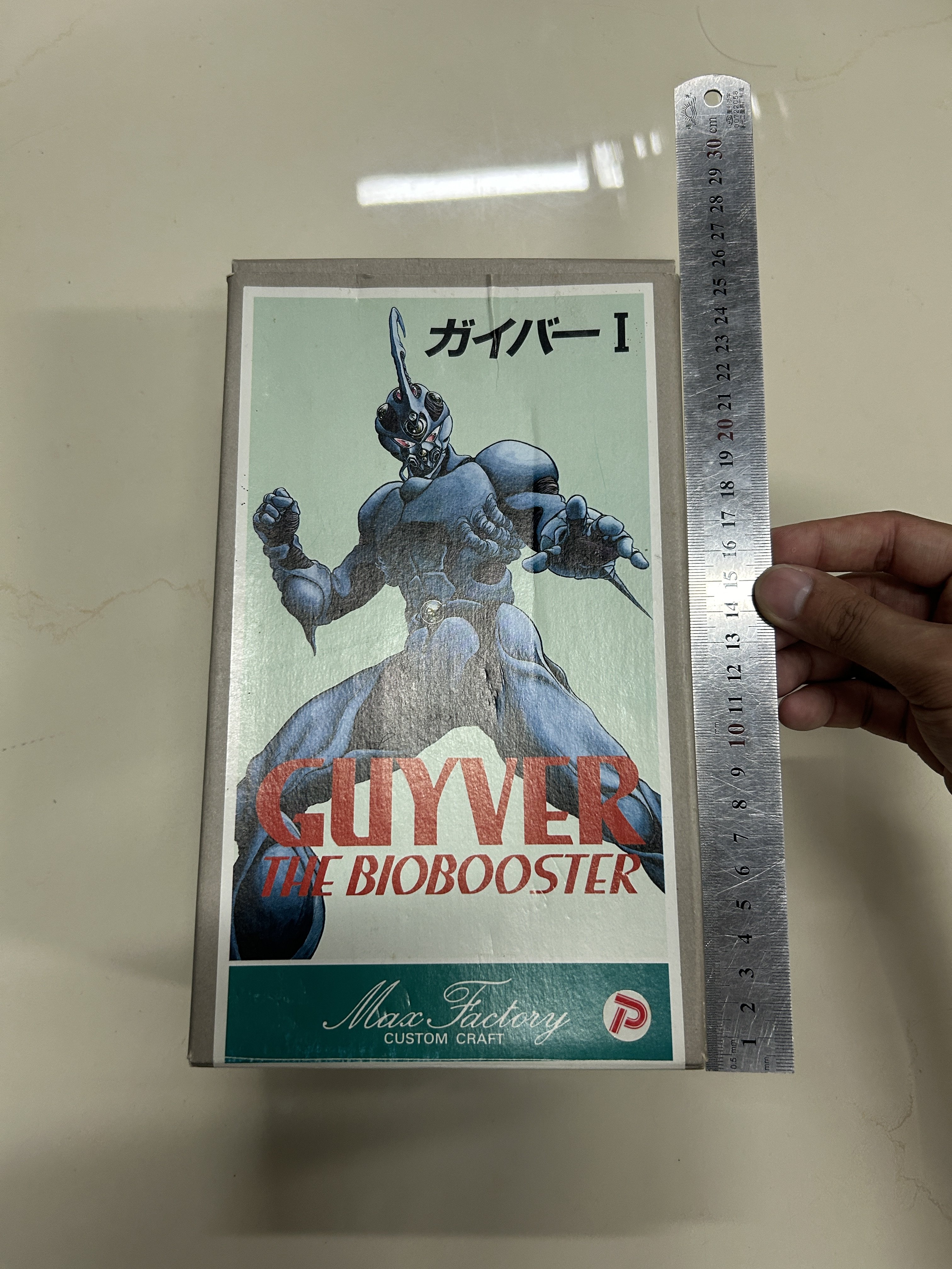 德间书店限定,强殖装甲凯普1号全新带盒带说明书,白模品30厘米