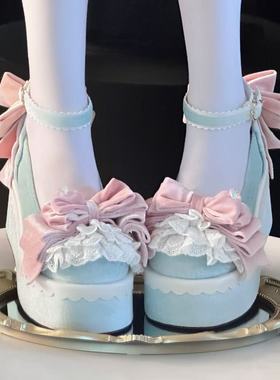 现货dreamworld幻想世界千层蛋糕doll感松糕厚底lolita鞋