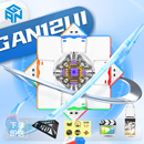 智能魔方三3阶充电盒磁力魔方比赛专用电子儿童益智玩具 gan 12ui