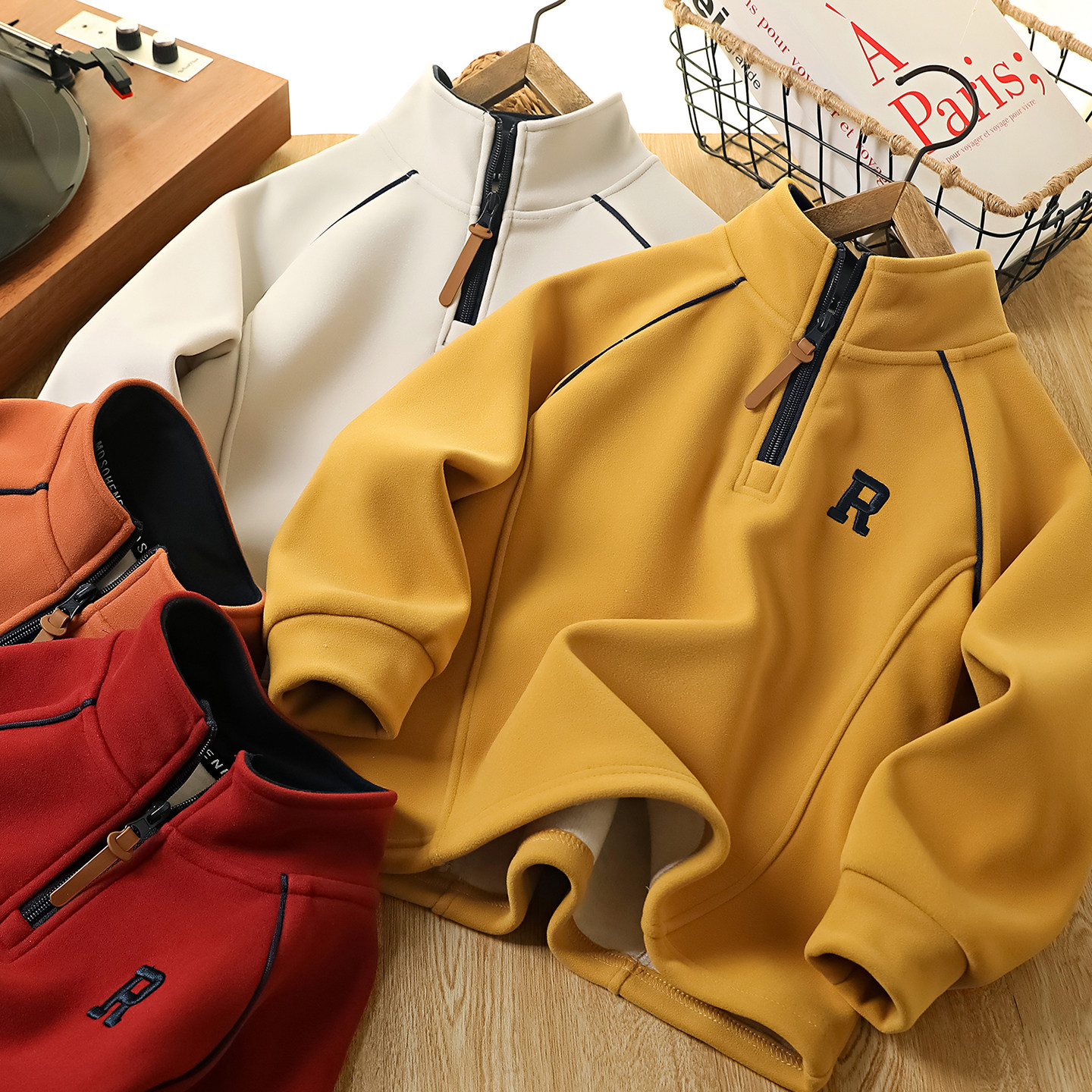 男童立领加绒卫衣秋冬2025新款儿童帅气百搭加厚上衣男孩加厚衣服,童装/婴儿装/亲子装,卫衣/绒衫,淘宝优惠券,粉丝福利购,淘宝优惠卷