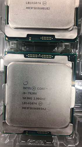 I9-7920X SR3NG CPU散片INTEL英特尔台式机正式版处理器X299主板